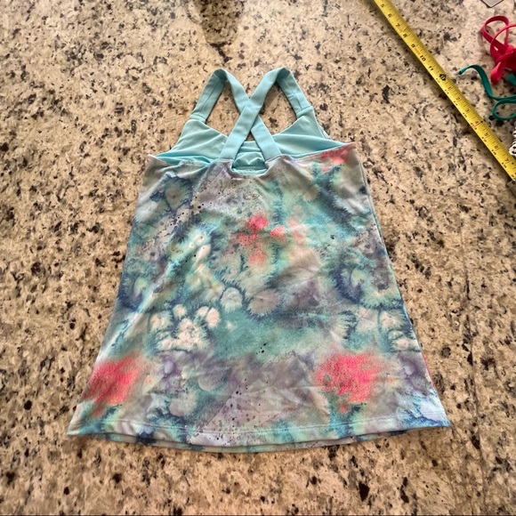 Champion Tie Dye Sports Top with Built in Bra - Picture 7 of 11